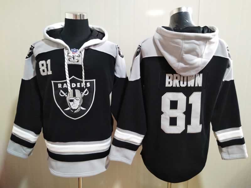 Raiders 81 Tim Brown Black All Stitched Pullover Hoodie,We sell and wholesale Raiders 81 Tim Brown Black All Stitched Pullover Hoodie on line form chian!